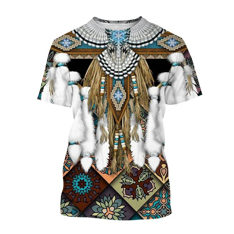 Fashion Ethnic Indian Clothing - Camisetas indianas estilo étnico impressão 3d