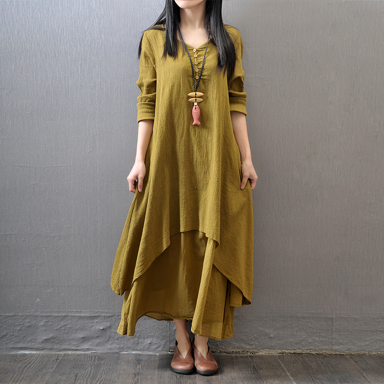 Fashion Ethnic Indian Clothing - Curties curties feminino Vestido Vintage, Boho