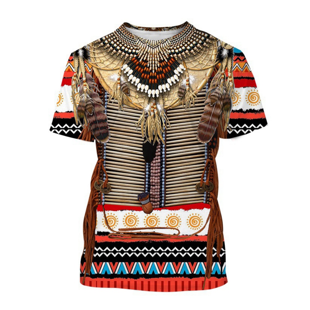 Fashion Ethnic Indian Clothing - Camisetas indianas estilo étnico impressão 3d