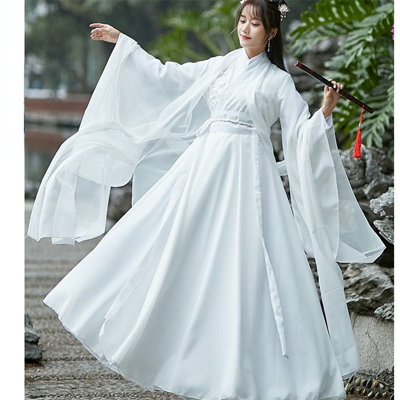 Hanbok Modern Set - Moderno hanfu mulher vestido tradicional chinês