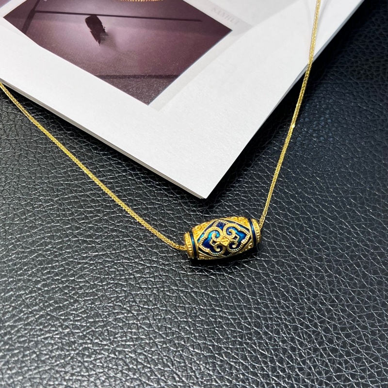 Ethnic Fashion Boutique - Pingente Tianzhu em ouro 18K real