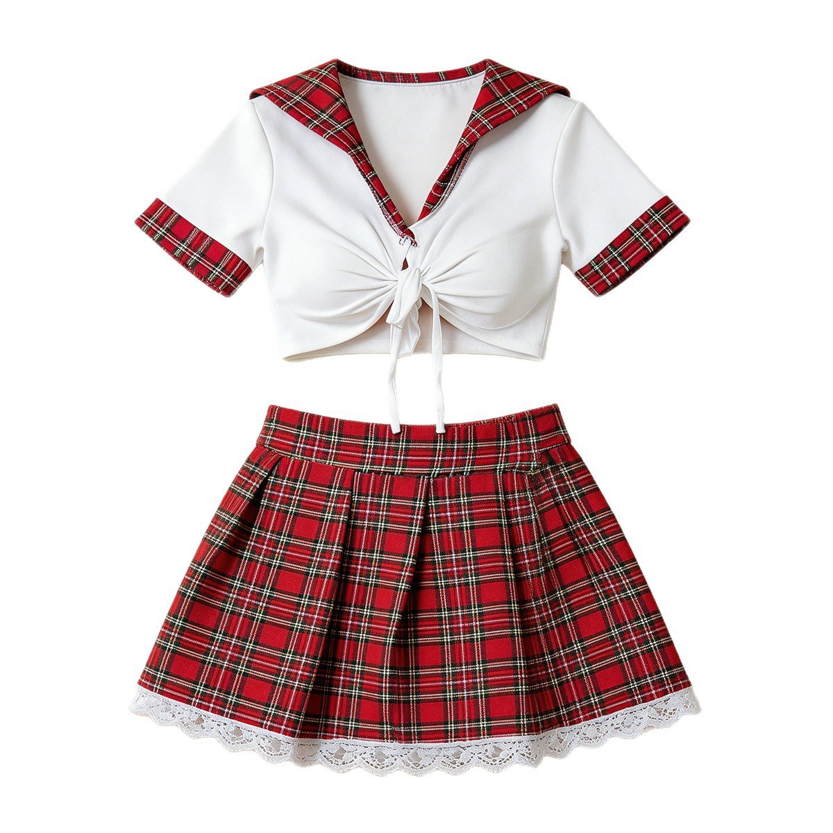 Ethnic Outfit - Lingerie Sexy Vermelha para Mulheres, Roupa