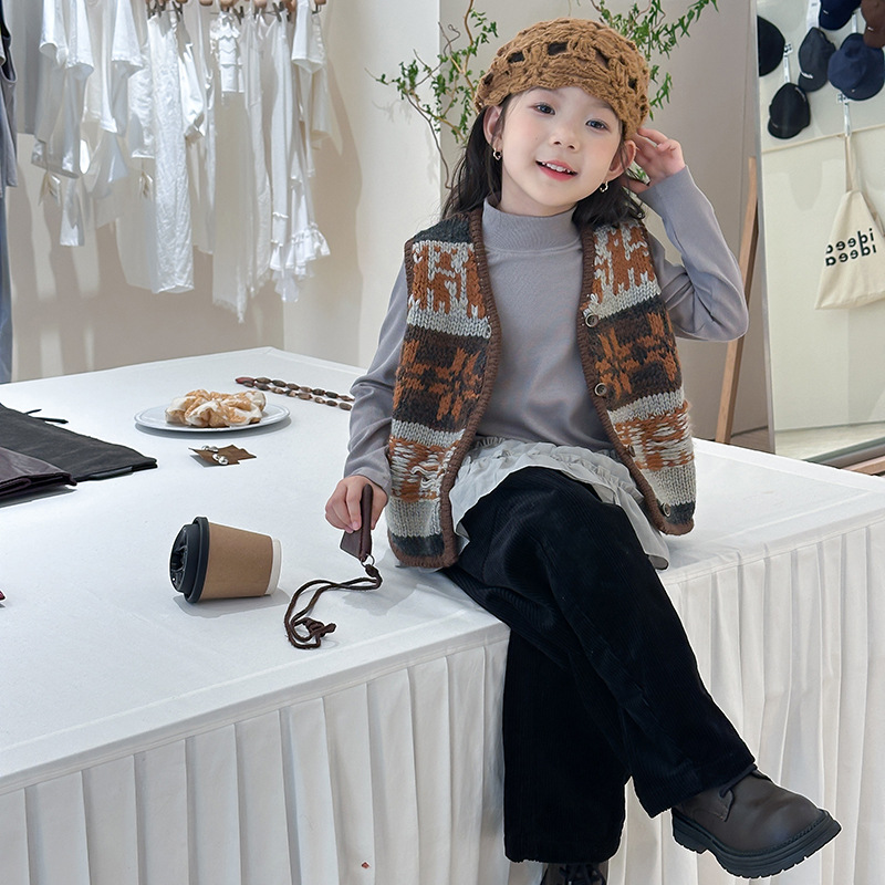 Ethnic Fashion Boutique - 2025 outono nova moda menina retro