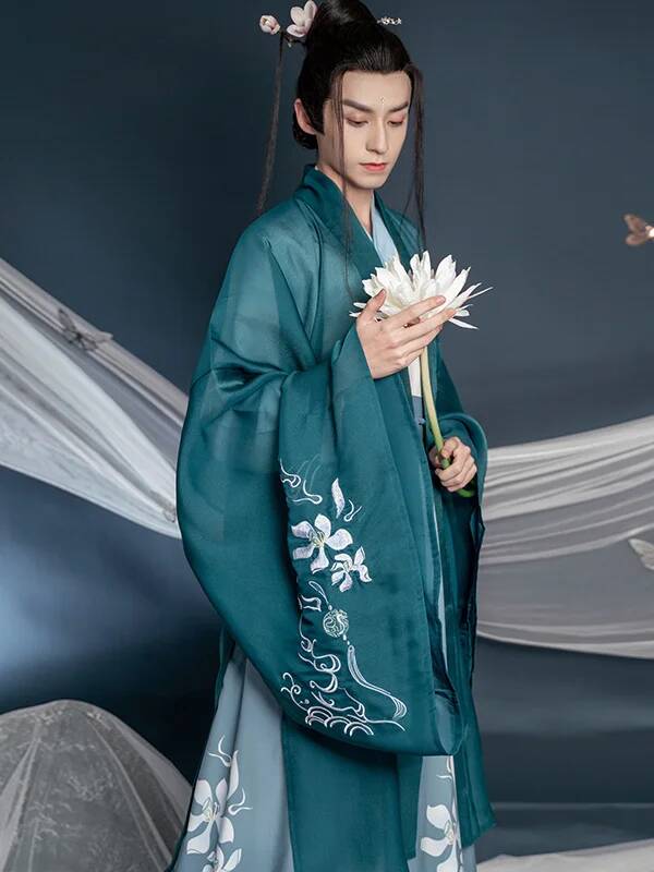 Novo Hanfu Moderno Chinês Masc - Hanbok Modern Set avaliação e preço