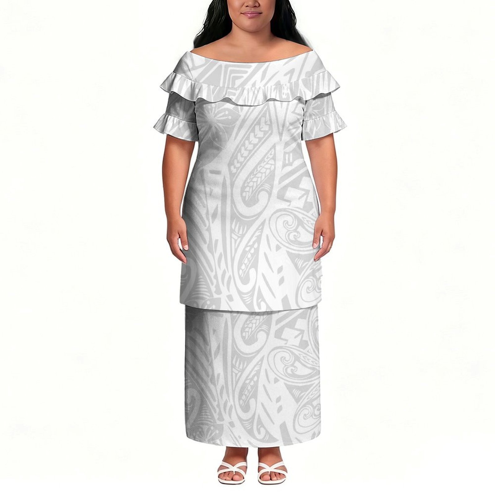 Vestido feminino de manga curt - Ethnic Style Dresses avaliação e preço