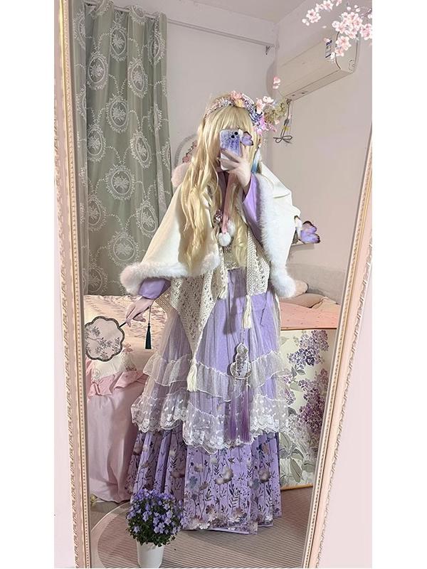Conjunto Hanfu Roxo Estilo Fof - Hanbok Modern Set avaliação e preço