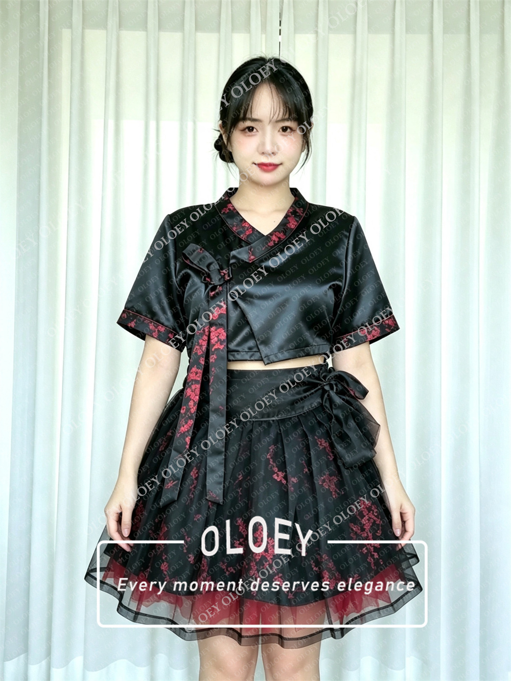 Conjunto de Hanbok Curto Preto - Hanbok Modern Set avaliação e preço