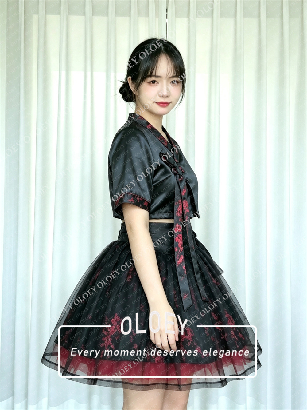 Conjunto de Hanbok Curto Preto - Hanbok Modern Set avaliação e preço
