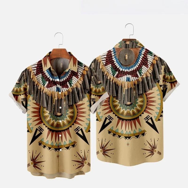 Camisas de Praia Estilo Étnico - Fashion Ethnic Indian Clothing avaliação e preço