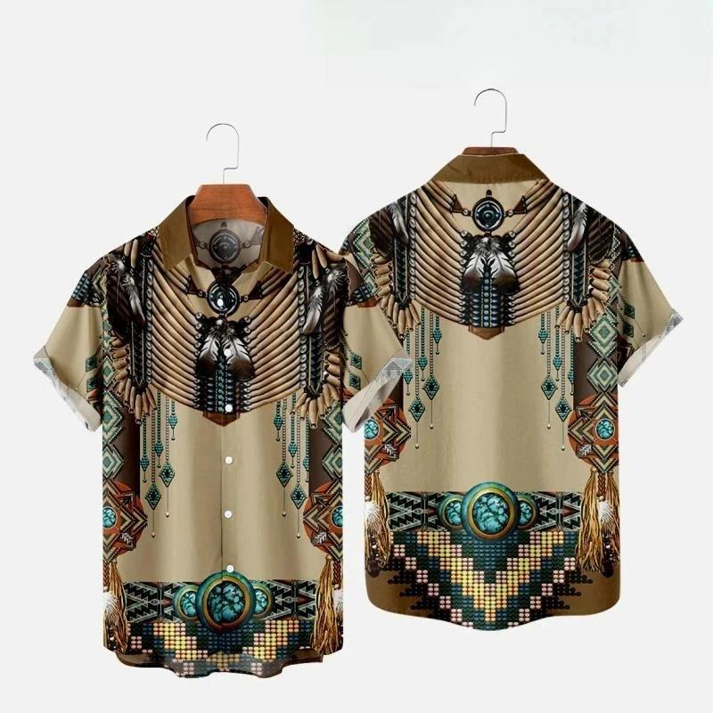 Camisas de Praia Estilo Étnico - Fashion Ethnic Indian Clothing avaliação e preço