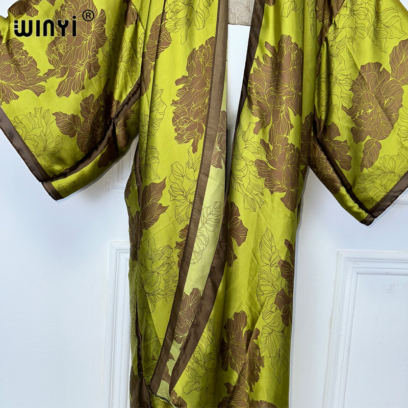 Winyi áfrica boho impressão qu - Ethnic Fashion Dress avaliação e preço