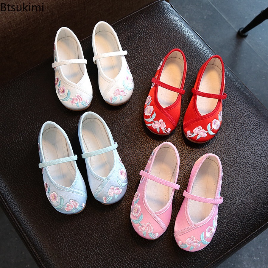 Novos Sapatos Planos Hanfu par - Ethnic Style Dresses avaliação e preço